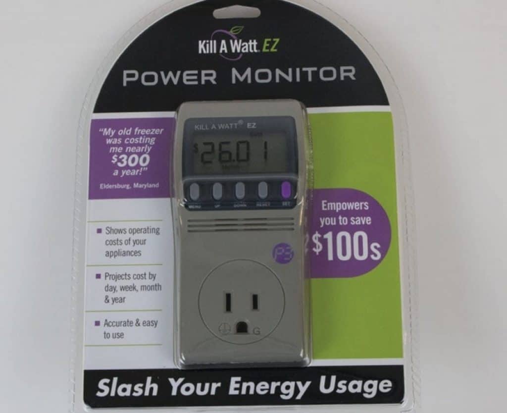 kill-a-watt electricity usage monitor