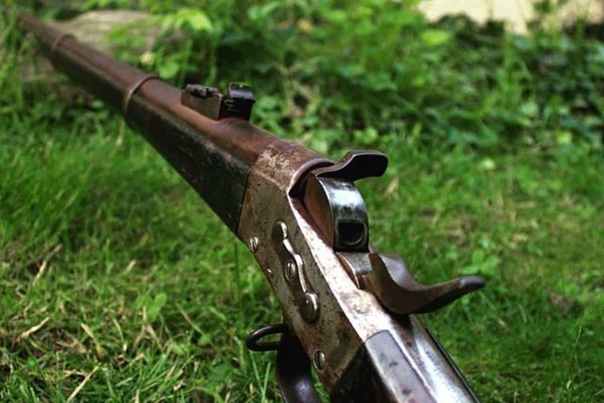 Remington rolling block rifle